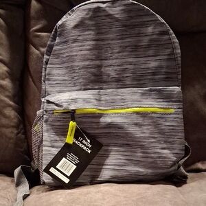 Gray and Yellow Kids Backpack